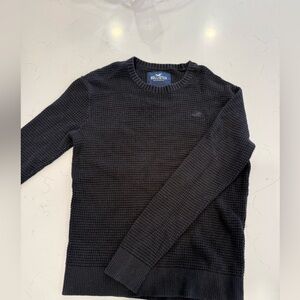 Hollister Men's Dark Gray Crewneck Sweater